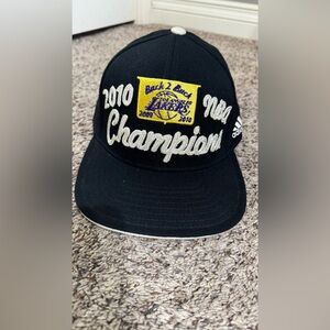 Lakers 2010 NBA Champs Adidas Hat